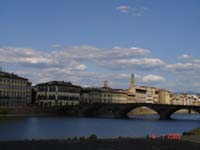 Florenz- Blick über den Fluss Arno