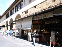 Florenz-Geschäfte auf der Brücke