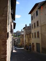 San Gimignano - Blick durch Seitengassen