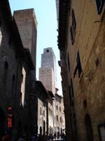 San Gimignano-Blick durch Via S.Matteo2