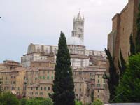 Siena-Fernsicht auf Duomo Nuovo 